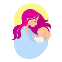 Pregnancy, motherhood, people and expectation concept vector