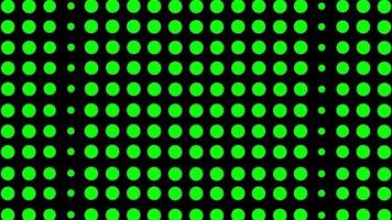 green circle background with square animation loop video footage