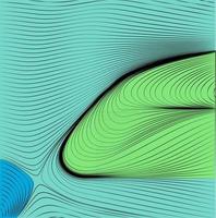 Minimalist Abstract flow Curvy and Wavy Streamlines Line Art Background Texture vector