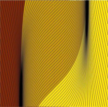 Minimalist Abstract Flow Curvy And Wavy Streamlines Line Art Background Texture vector