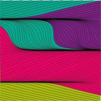 Minimalist Abstract Flow Curvy And Wavy Streamlines Line Art Background Texture vector