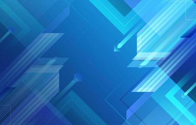Blue Gradient Geometrical Abstract