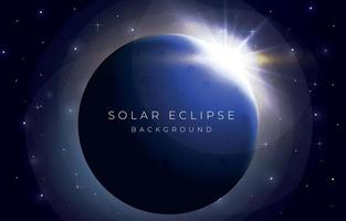 Solar Eclipse Background vector