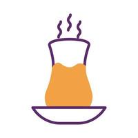 aromatherapy cauldron line style icon vector