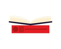 text book school supply icon vector