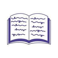 text book school supply icon vector