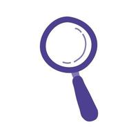 search magnifying glass isolated icon vector