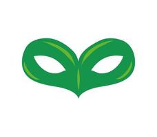 icono de máscara de celebración de mardi gras vector
