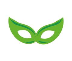 mardi gras celebration mask icon vector