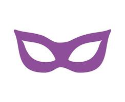 mardi gras celebration mask icon vector