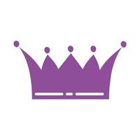 queen crown royal isolated icon vector