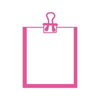 checklist clipboard document isolated icon vector