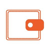 wallet money with isolated icon vector