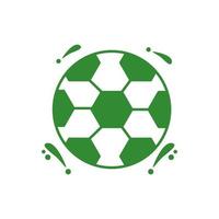 soccer balloon sport isolated icon vector