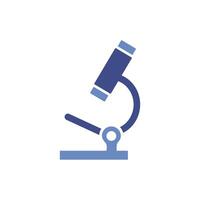 microscope laboratory tool isolated icon vector