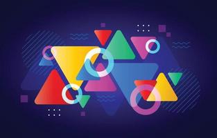 Triangle Geometric Abstract Background vector