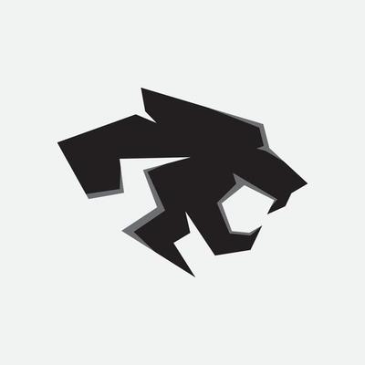 Black panther logo 4923362 Vector Art at Vecteezy