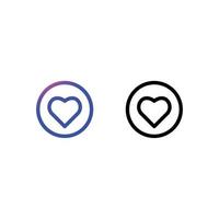 Love icon pack vector