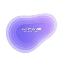 Modern liquid abstract blur blob element graphic gradient flat style design fluid vector colorful illustration.