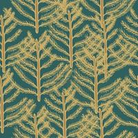 Seamless pattern pine vector