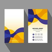 Business card design template vector