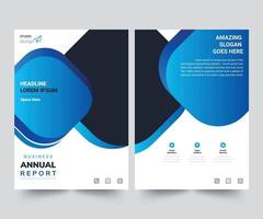 plantilla de diseño de diseño de informe anual plantilla de volante de negocios corporativos diseño moderno creativo portada del informe