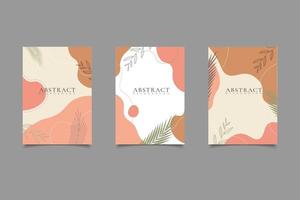 Abstract cover hand draw vector