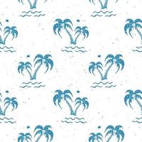 Seamless pattern background with hand drawn palm trees, summer seamless, background, vector illustration