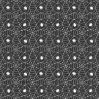 Spider web seamless pattern vector illustration. Hand drawn sketched web background