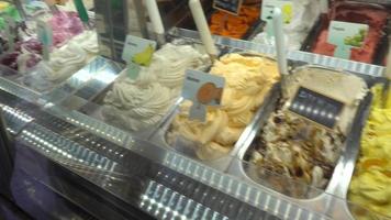 helados helados sabores toscana, italia, europa.