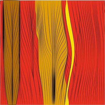 Minimalist Abstract Flow Curvy And Wavy Streamlines Line Art Background Texture vector