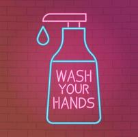 2019 ncov outbreak pandemic, wash your hand frequently prevention vector