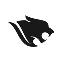 Panther logo vector on a white background