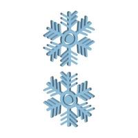 Snowflake Illustrated In Vector