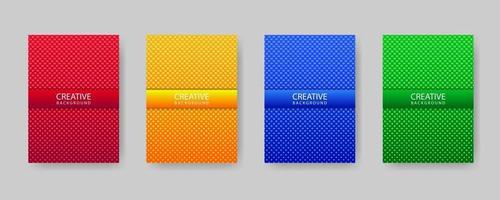 Minimal covers design. Modern background with abstract texture for use element placards, banners, flyers, posters etc. Colorful halftone gradients. Future geometric patterns. vector