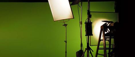 equipos de luz de estudio para foto o película de video.
