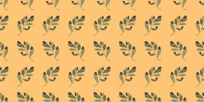 Cute floral, plant vector seamless pattern. Elegant template for fashion prints, fabric, textile, wallpaper, wall art, invitation. Ready to use. Elegant template for fashion prints, fabric, wallpaper, wall art, inv