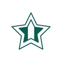 star quality line style icon vector