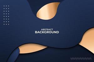 3D Modern Abstract presentation background with paper cut style. vector