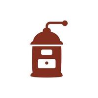 coffee toast machine silhouette style icon vector