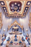 Wat Traimit temple with inside the golden buddha in Bangkok photo