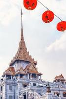 Wat Traimit temple with inside the golden buddha in Bangkok photo
