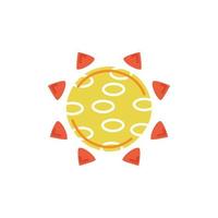sunrise weather symbol isolated icon vector
