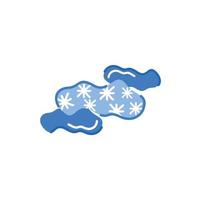 cloud weather symbol isolated icon vector