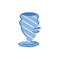 twister weather symbol isolated icon vector