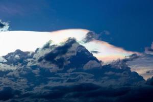 Cloud iridescence diffraction phenomenon produce very vivid color and make cloud shine like a corona photo