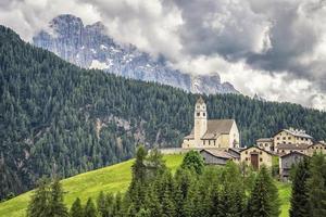 Dolomites landscape a UNESCO world heritage in South-Tyrol, Italy photo