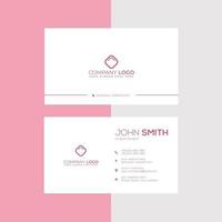 Professional minimalist modern business card template Free Vector