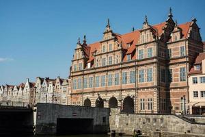 Landscape with old buildings in Gdansk photo