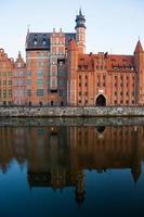 Landscape with old buildings in Gdansk photo